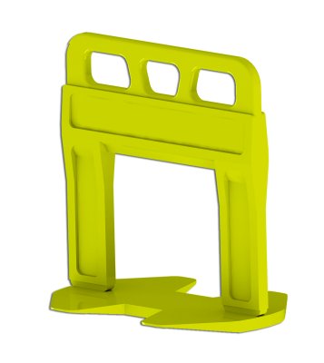 Tile Rite 1mm Standard Levelling Spacer x100 Yellow YLS031