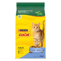 Go Cat Herring and Vegetables Dry Cat Food 4x2kg
