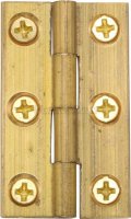HG99-110-NB - Heritage Brass Cabinet Hinge Brass 1 1/2 Natural Brass Finish