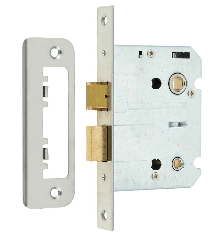 Ape Ac3LBL25 64mm Bathroom Lock Square - Antique Bronze