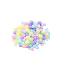 Pom Poms - Pastel 15,25,35mm - 300 piece