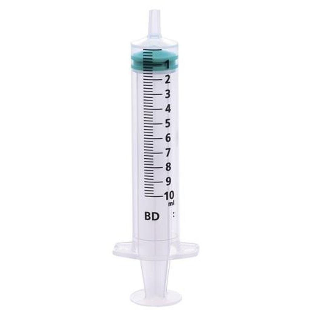 BD Emerald 10ml Hypodermic Syringe Luer Slip Eccentric (100) J.A.K