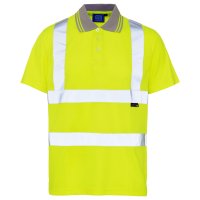 SUPERTOUCH HI VIS BIRD EYE POLO SHIRT