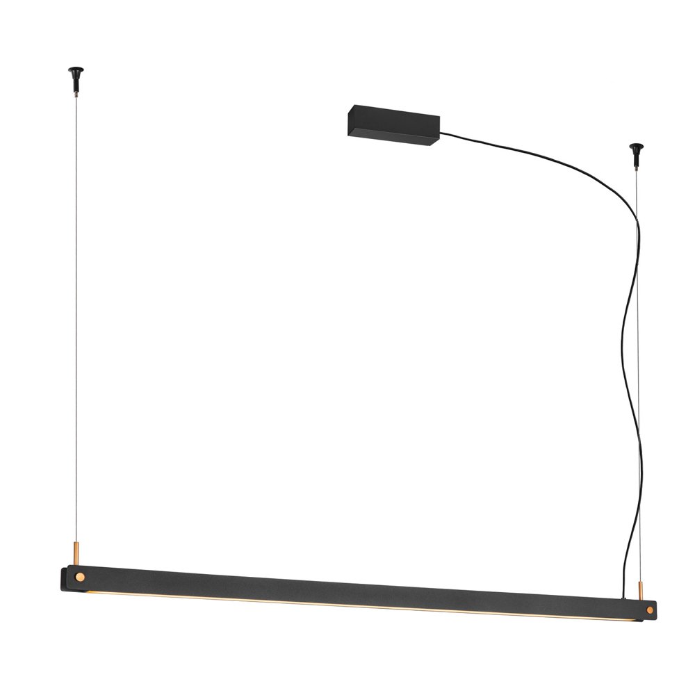 NOYA, PHASE DIMMABLE, BLACK LINEAR PENDANT,  CCT2, 2,700K/3,000K
