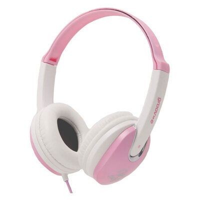 Groov-e Kids DJ Style Headphones - Pink/White