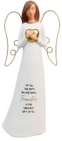 Porcelain Angel Statue/Friendship  (39722)