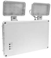 MUSTER 5W LED Twin Spot, IP65, Self test, White