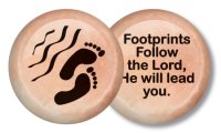 Marble Pocket Token/Footprints   (13524)