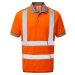 PULSAR&reg; Protect Short Sleeve Polo Shirt Orange - Recycled Content