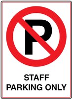 Traffic & Parking Signs - Available in Sign Material - PVC, ACM, ADHESIVE