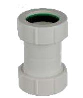 Waste Compression Straight Coupler 40mm EPU1121