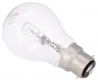 Solus (60W = 46W) BC Clear A55 Halogen E/Saver clip strip