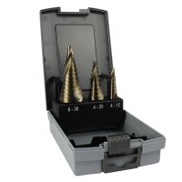 Step Drill Set HSS-E Co5 3Pce