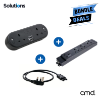 Capsule (65W), Elite+ 4 Gang & 2.0M Starter Lead (Black)