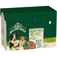 James Wellbeloved Adult Dog Pouch Grain Free Turkey 90g 12pk x 1