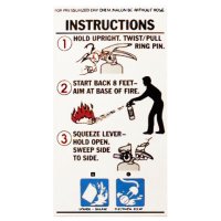 BC Extinguisher w/Nozzle Instruction