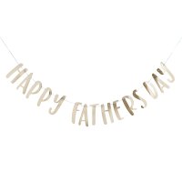 Gold 'Happy Father's Day'  Card Banner 2m