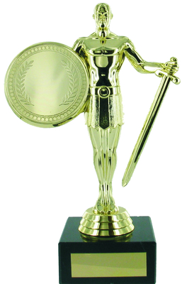 19cm Gold Plastic Statue Award