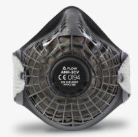 Alphaflow FFP3 Valved Mesh Respirator - Grey One Size