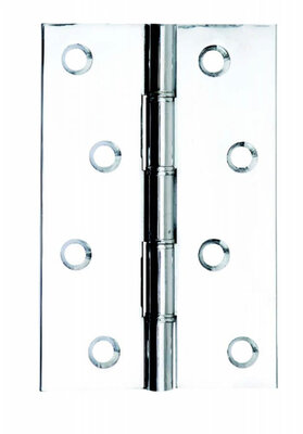 DSW Butt Hinges 102x67mm Polished Chrome Pk of 2