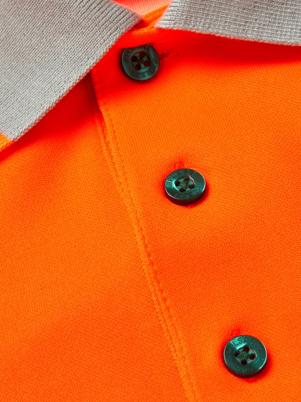 PULSAR&reg; LIFE Men's Hi-Vis Short Sleeve Orange Polo Shirt