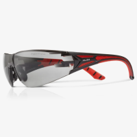 Riley Stream Safety Specs, Grey Lens, Red/Black