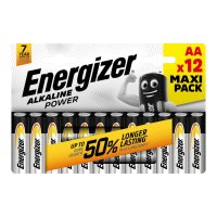 ENERGIZER ALKALINE POWER BATTERY AA 12 PACK