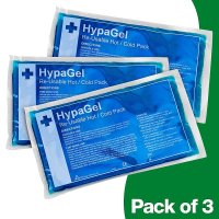 HYPAGEL RE-USABLE HOT/COLD PACKS STANDARD 13 X 14CM PACK 3