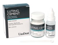 Unodent Glass Ionomer Luting Cement Kit -30g Powder, 15ml Liquid