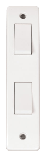 Click Mode 2G Architrave Switch White CMA172