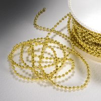 Pearls On Reel Gold - 3mm x 25m