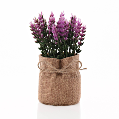 Hestia Small Purple Faux Plant