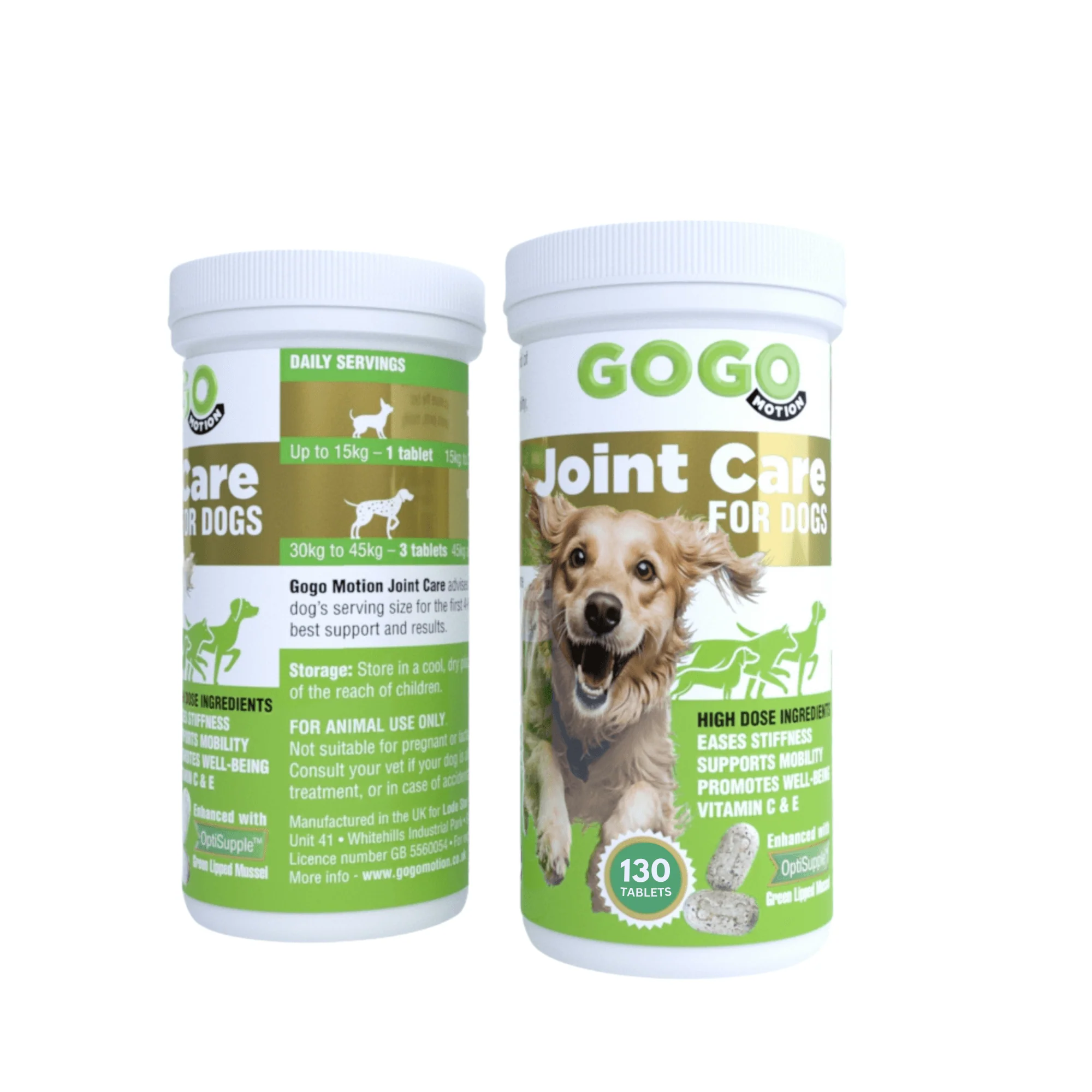 GoGo Motion Joint Care For Dogs 130 Tablets