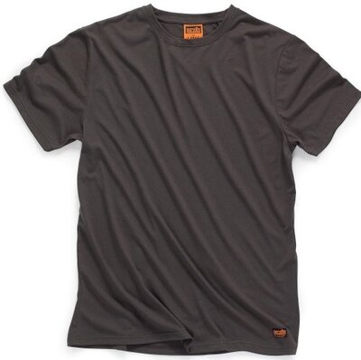 Scruffs Worker T-Shirt  Graphite L T54673