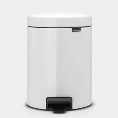 Brabantia 5L Pedal Bin - White