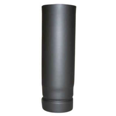 Zwart gelakte buis 80/250 mm tot 600&deg;C