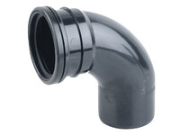 Single Socket 90 Deg. Black Soil