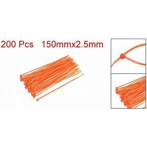 Panduit Flag Tie Orange 150mm x 2.5mm
