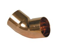 ENDFEED WRAS 22mm 606 ELBOW 45DG (C)