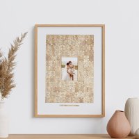 Jigsaw Wooden Guestbook With Display Box