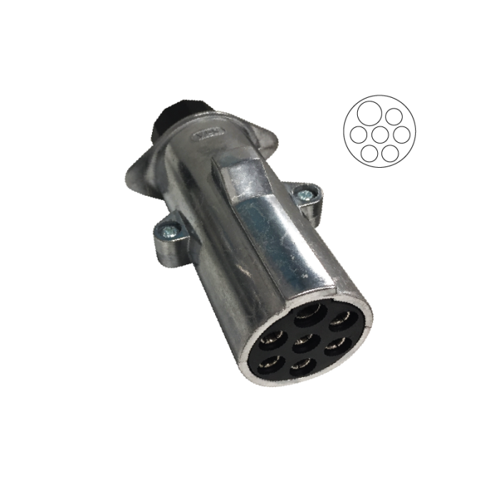 24V 7-Pin Metal Plug &lsquo;N Type&rsquo;