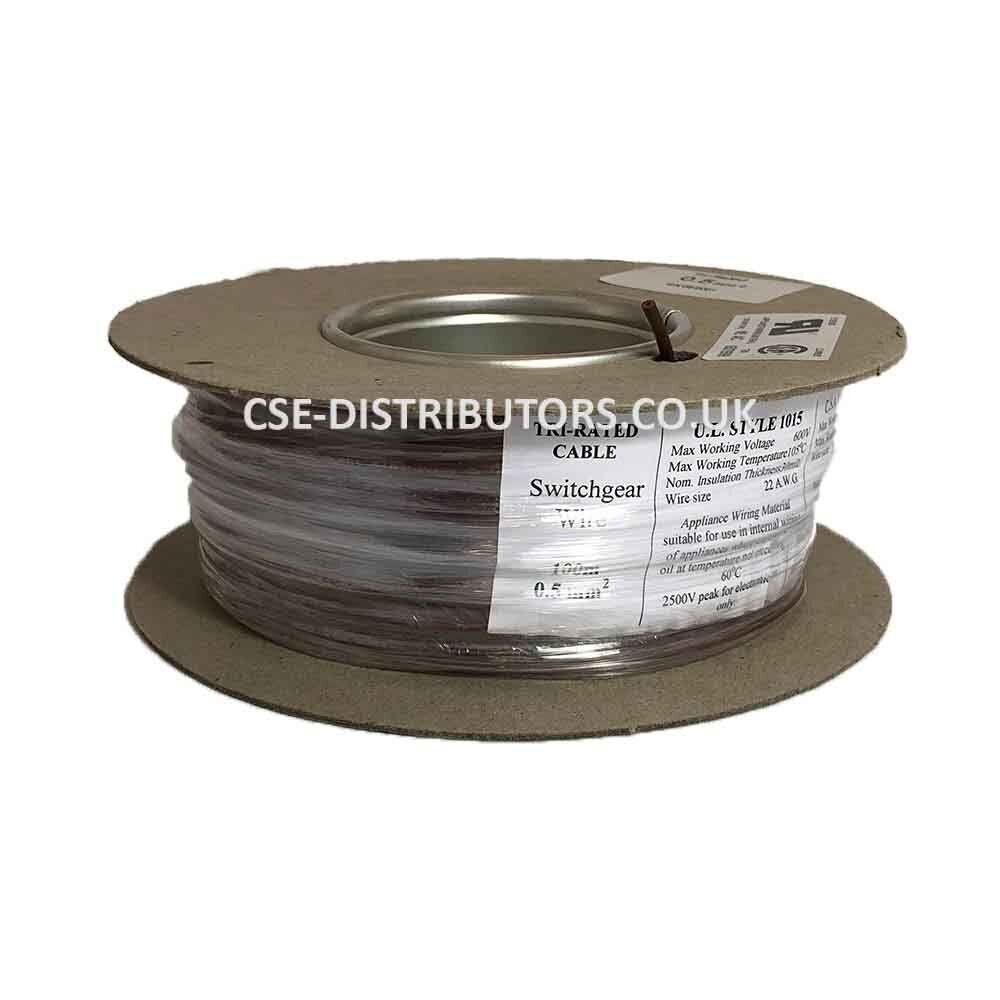 Tri Rated Flexible Panel Cable - 10mm2 Brown / TRI-10-BROWN - CSE