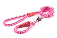 Ancol Viva Nylon Rope Slip Lead 50kg 150 x 1.2cm Pink x 1