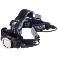DRAPER 10W RECHARGEABLE CREE LED HEADLAMP 900 LUMENS