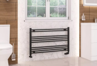WENDOVER STRAIGHT MULTIRAIL 600 X 1000 MATT BLACK