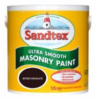 SANDTEX MASONRY PAINT BITTER CHOCOLATE 2.5 LTR