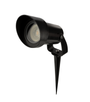 CLUBFINCH GU10 Spike Light, IP65, Anti-glare, Black
