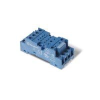 94.72SMA Finder 94 Series 2P Blue Din Rail Socket (Plate clamp)