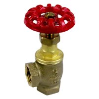 Globe Valve, 90 Deg., 1/2", Bronze