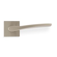Valli Otello Lever On Square Rosette - Satin Nickel Pvd - Pair